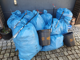 “Ausbeute” der Müllsammelaktion 2022