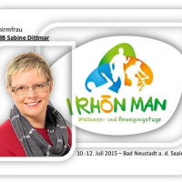 Sabine Dittmar - Schirmherrin beim I Rhön Man in Bad Neustadt
